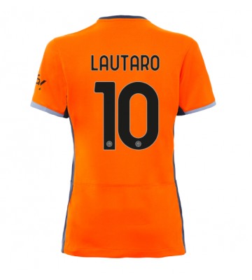 Inter Milan Lautaro Martinez #10 Tredje trøje Dame 2023-24 Kort ærmer